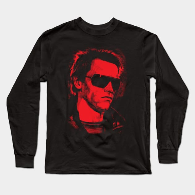 The Terminator Long Sleeve T-Shirt by KregFranco